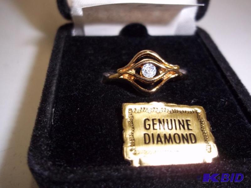 Genuine Diamond Ring...