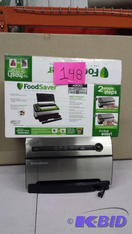 lot 148 image: FoodSaver V4850 Vacuum Sealing System