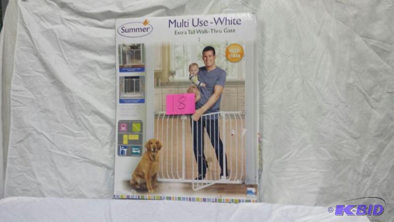 lot 18 image: Multi-Use Extra Tall Walk Thru Gate  NEW