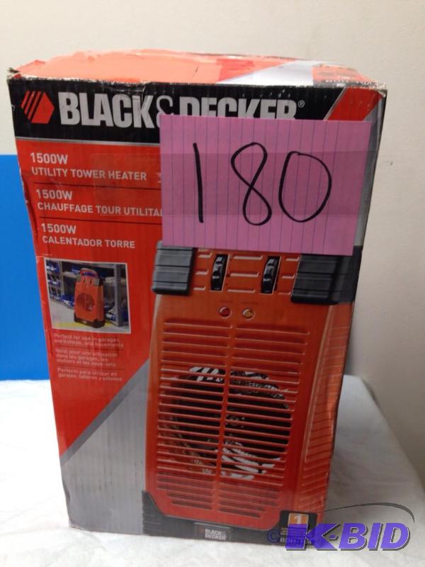 lot 180 image: Black and Decker Heater