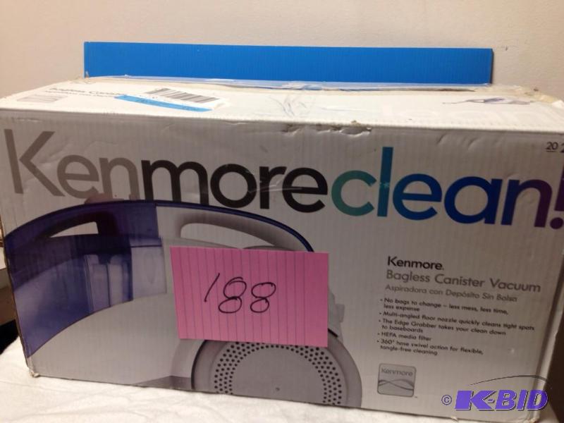 lot 188 image: Kenmore Clean Bagless Vacuum