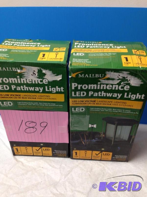 lot 189 image: Malibu LED Pathway Lights
