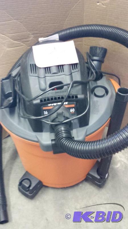 lot 198 image: Ridgid WetDry Vacuum