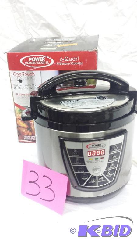 lot 33 image: Pressure Cooker