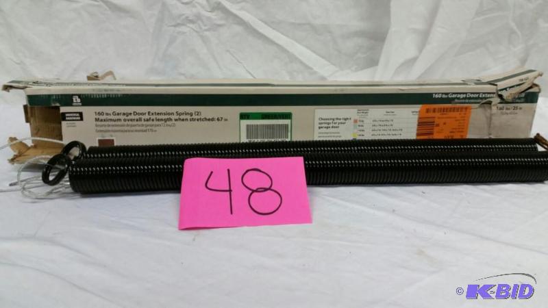 lot 48 image: Garage door Extension Spring