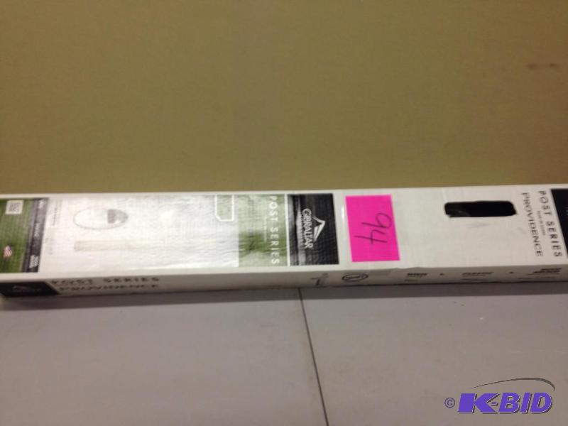 lot 94 image: P-Deluxe Plastic Post White