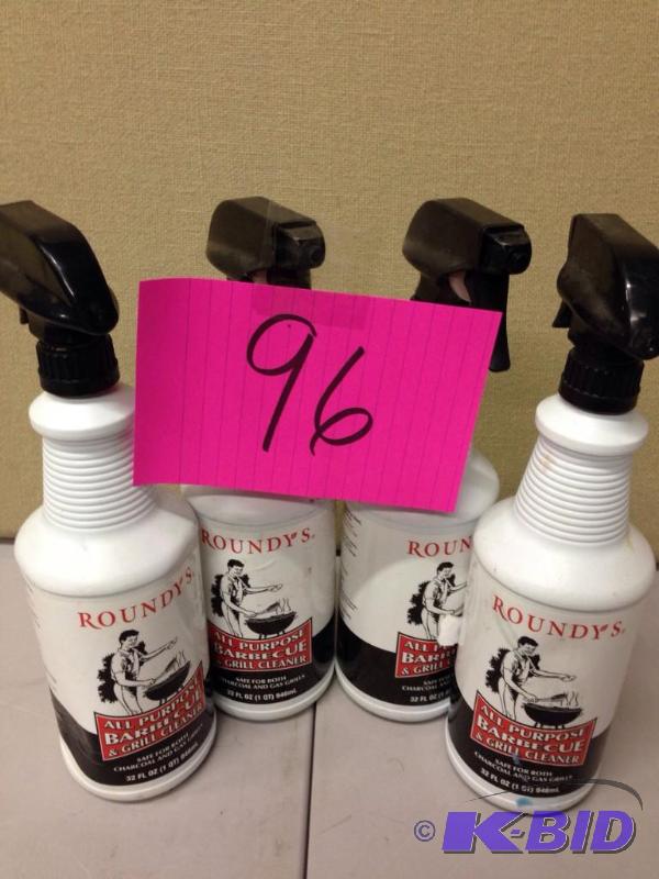 lot 96 image: Lot of 4 All Purpose Barbacue and Grill Cleaner