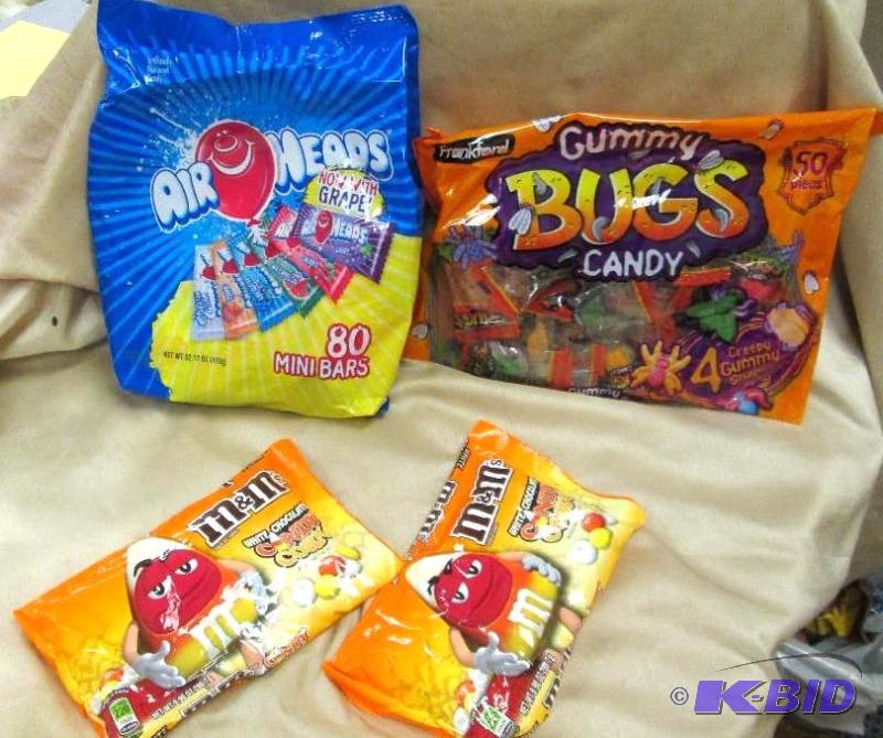 lot 11 image: Air Heads 80 mini bars, Frankford Gummy Bugs,...