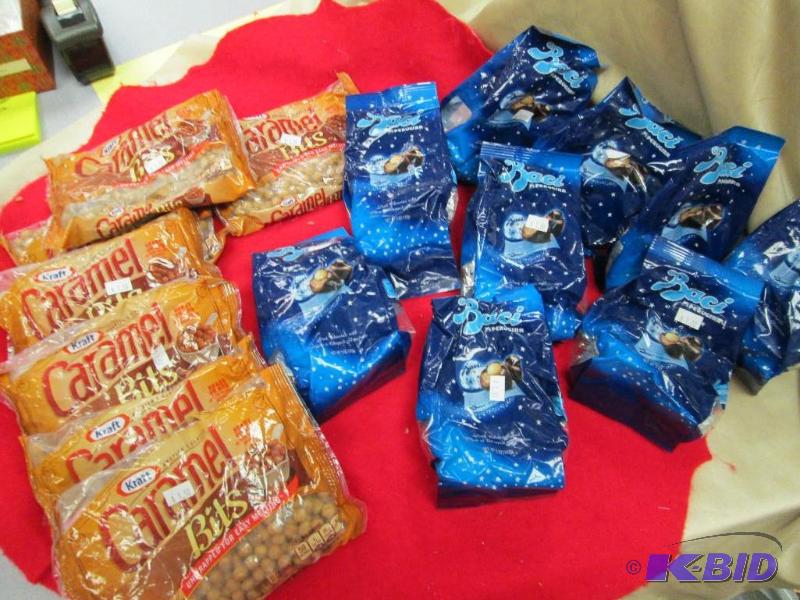 lot 48 image: Qty 15 pkg Baci Peruginr and Carmel bits...