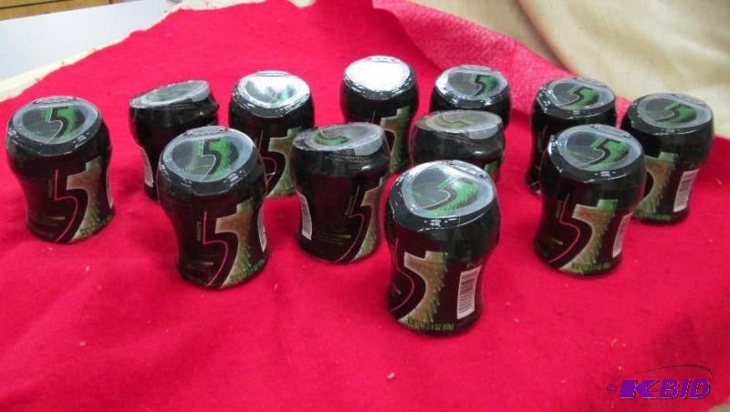 lot 60 image: Qty 12 Wrigleys 5 Rain Tingling spearmint 2...