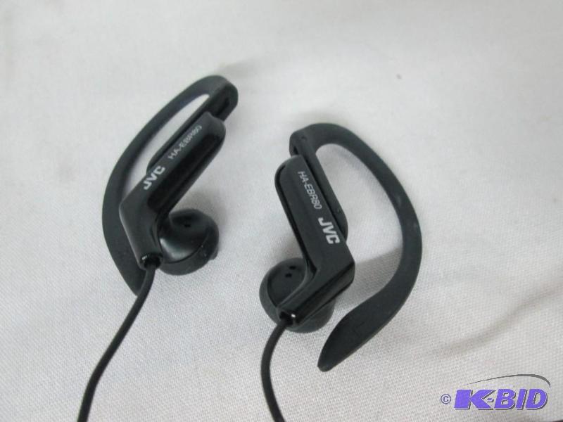 lot 26 image: JVC Sport Clip Blue Ear Buds w Mic and Remote