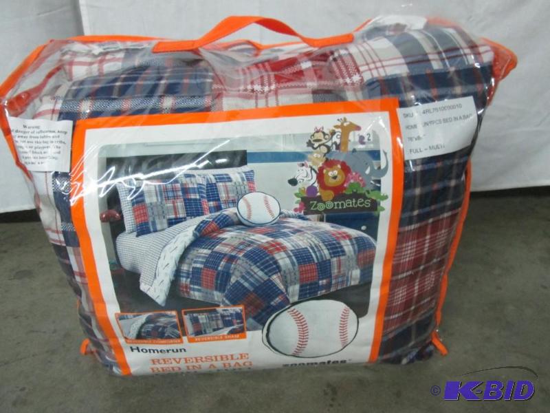 lot 36 image: Baseball Bed Set - Full