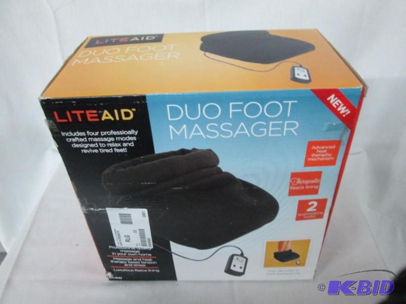 lot 56 image: Liteaide EZ Duo Foot Massager