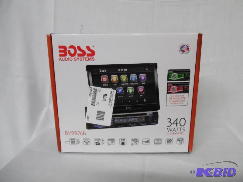 lot 9 image: Boss DVD Multimedia Car Stereo w 7 Touch Screen