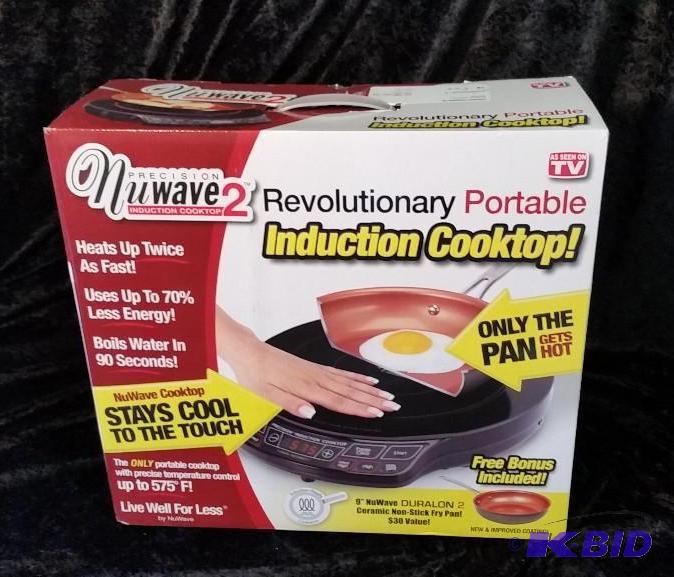 lot 30 image: Nu Wave  Precision Induction Cook Top  New in Box As Seen on TV