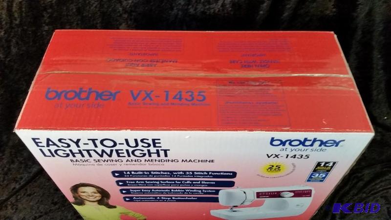 lot 71 image: Brother 35 Stitch Sewing Machine.  New in Box Tested and Powers on.