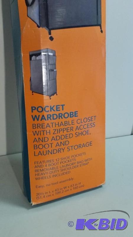 lot 77 image: RE Pocket Wardrobe.  New in Box