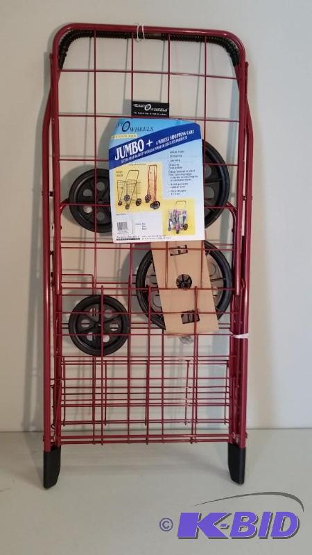 lot 78 image: Jumbo Plus Shopping Cart.  New in Package