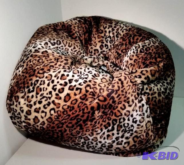 lot 85 image: Comfort Research Classic Bean Bag  Leopard.  New out of Box