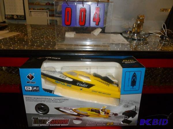 Radio controlled tiger shark high speed racin...