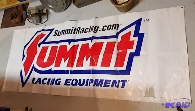 Summit Racing Banner (has damage)...