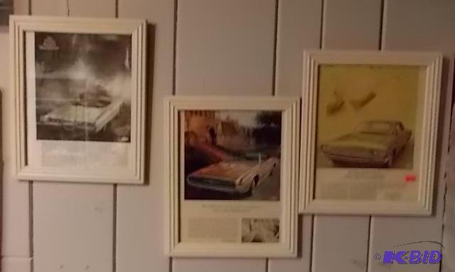 3-Thunderbird Framed Pictures...