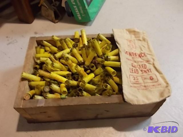 Crate Box Of Spent Shells...