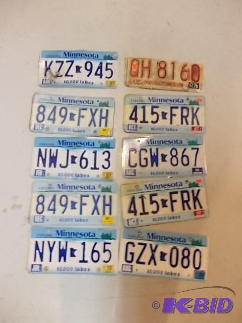 Collection Of License Plates...