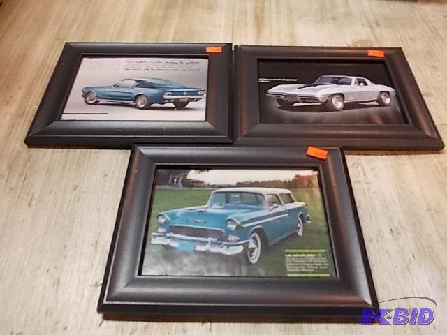 3-Framed Car Pictures...