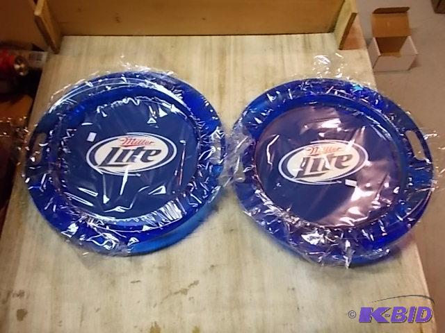 2-NEW&nbspMiller Lite Trays...