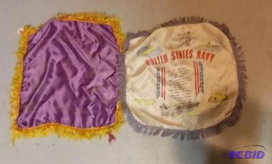 2-Vintage U.S. Navy Pillow Covers...