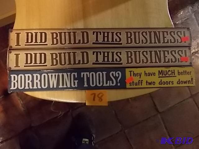3 Small Signs...