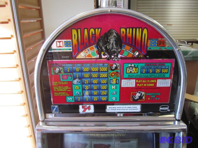 Black rhino slot machine