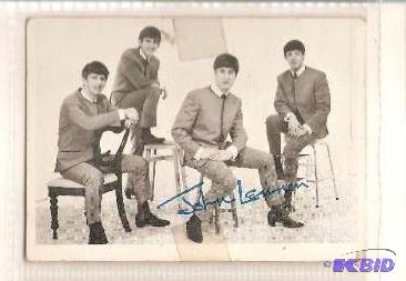 Original 1960s Beatles Card