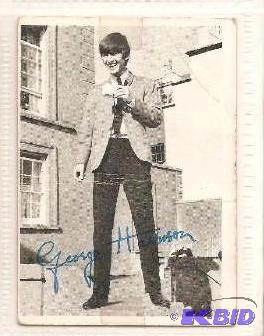 Original 1960s Beatles Card