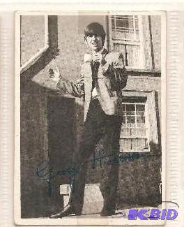 Original 1960s Beatles Card