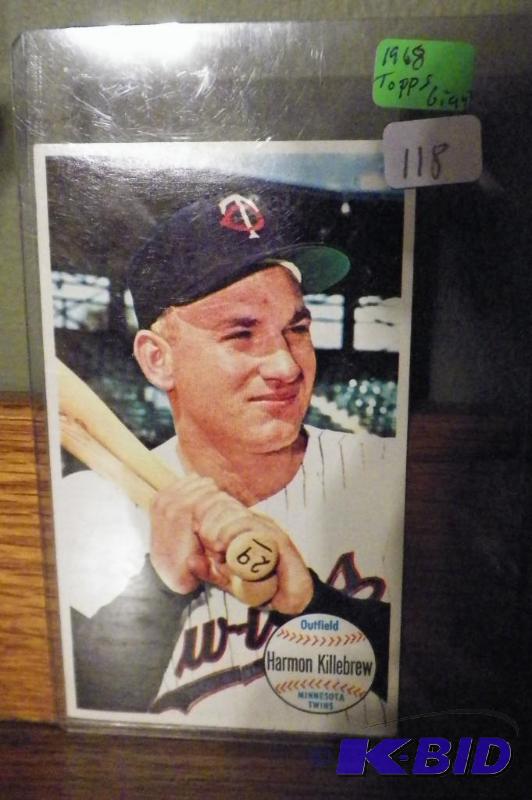1968 Topps Giants Harmon Killebrew Card
