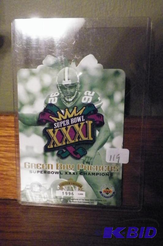 1997 Super bowl Green Bay Packers Card