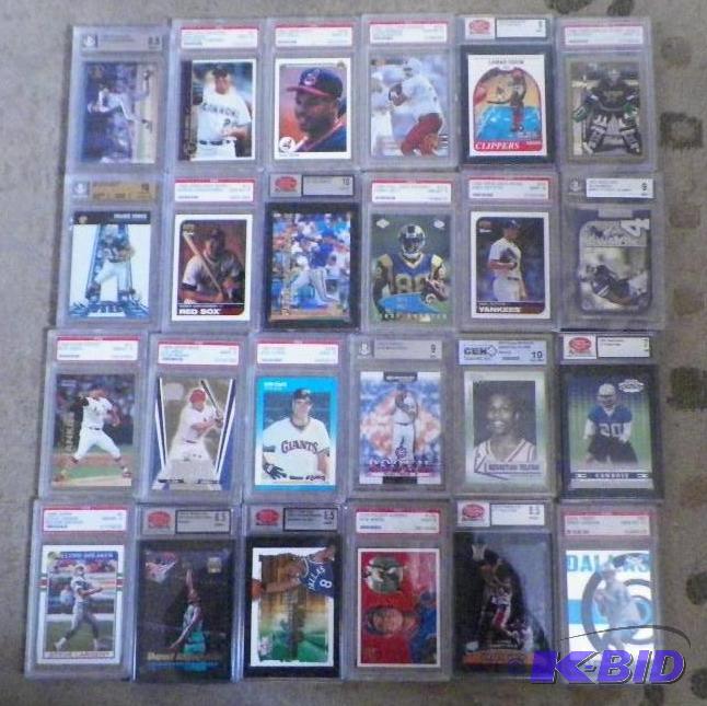 24 Graded Cards