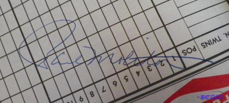 1982 Twins Program Autographed by Hall of Famers Paul Molitor and Rollie Fingers