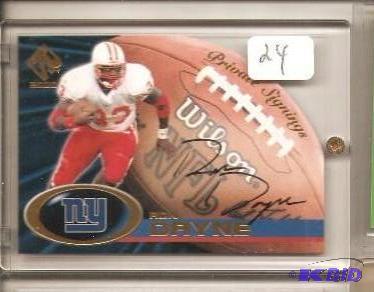Heisman Trophy Winner Ron Dayne Autographed Card
