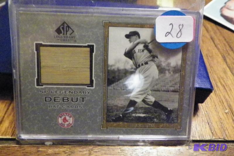 Joe Cronin Game Used jersey Card