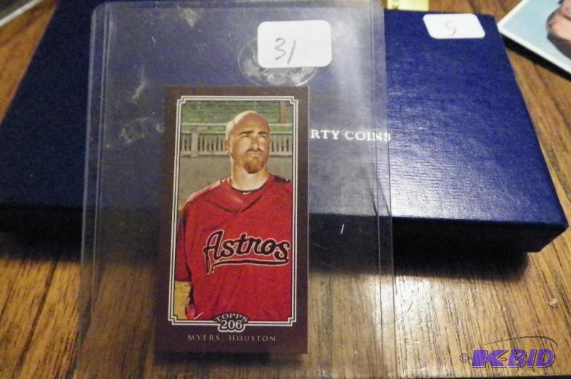 2010 Carolina Brights T206 Meyers 11 Card