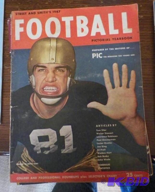 1947 Street and Smiths Football magazine