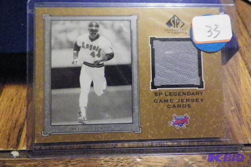 2001 Reggie Jackson Legendary Jersey Card