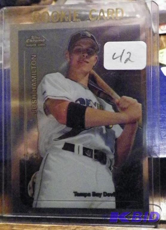 Josh Hamilton Topps Chrome Rookie Card