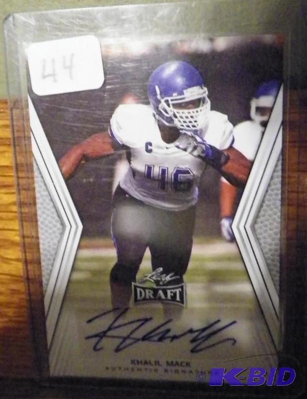 2014 Khalil Mack Autographed Card