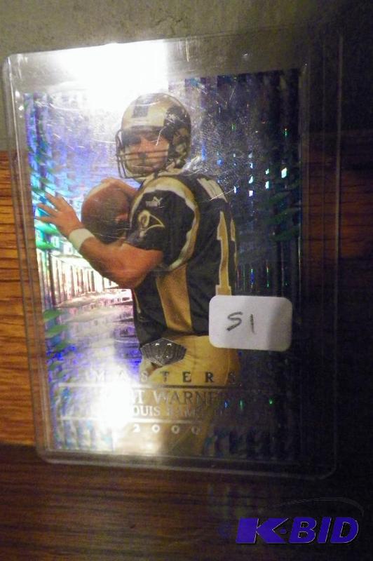 2000 Kurt Warner Masters Card