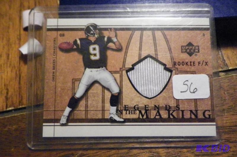 Rare Drew Brees Rookie Jersey Card
