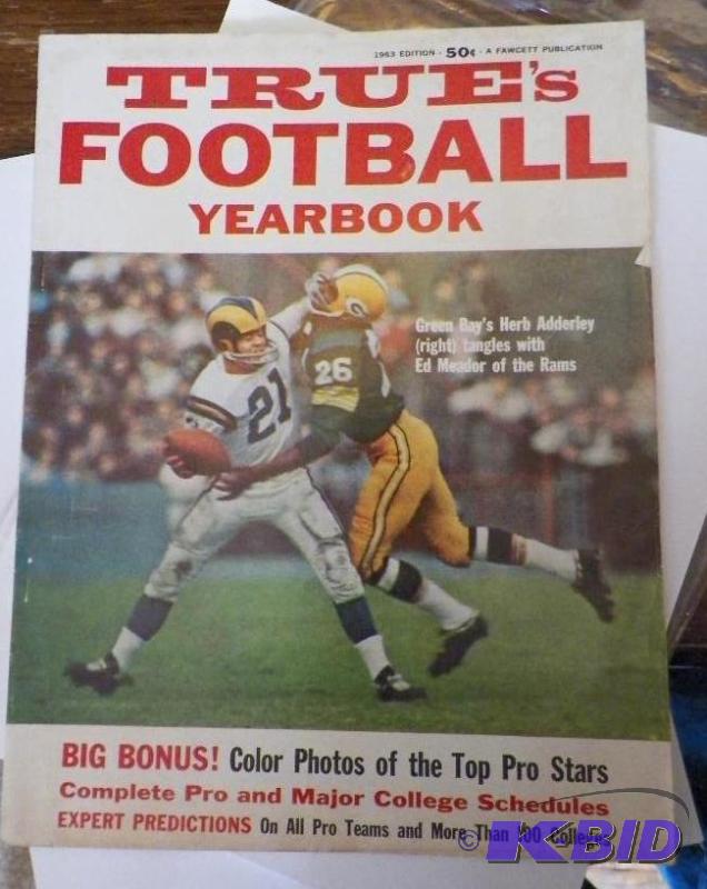 1963 Trues Football Yearbook Magazine